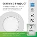 Sunco 6 Pack 4 Inch LED Recessed Lights, Slim Canless Ceiling Lighting, 650 LM, 10W (60W Equivalent), 3000K Warm White, Dimmable, Wafer Thin, Ultra Thin with Junction Box ETL.