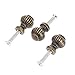 dophee 6Pcs Round Cabinet Knobs, Pumpkin Pattern Drawer Pulls Handles with Screws for Furniture Kitchen Cupboard Dressers Closet Wardrobe, 14x19mm/0.55