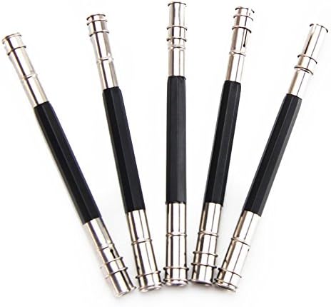 inDomit Pencil Lengthener Extender Holder Double Head 5 Pack