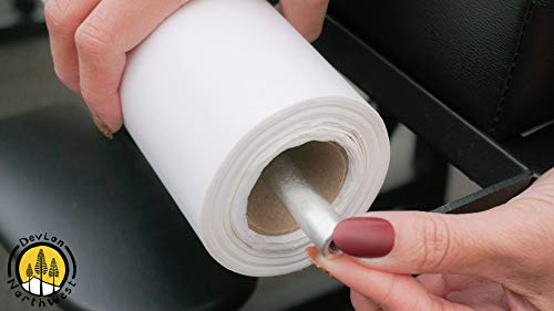 DevLon NorthWest Chiropractic Headrest Paper Rolls 8.5 inches x 225 feet 25 Rolls Premium White 100 Percent Virgin Pulp 22grams