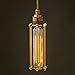 Vintage Edison Bulbs with Steeple Hairpin Filament, 40W Dimmable E26/E27 T30 Tubular Antique Light, Golden Finish Industrial Design Amber Warm 120V [6 Pack]