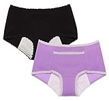 Intimate Portal Women Secret Agent Leak Proof Incontinence Period Panties 2-Pk