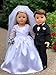 DreamWorld Collections Princess Kate - 4 Piece 18 inch Doll Outfit - Royal Wedding Dress with White Shoes and Tulle Veil - (Doll Not Included)