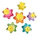 YANSION Bath Toys for Toddlers Kids Boys Girls Waterfall Octopus Stacking Cups Bathtub Toys for 1 Year Old & Up Fun Nesting Sea Ocean Animals for Swimming Pool Beach Sand 6 Pieces