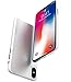 TOZO for iPhone X Case PP 0.35mm World's est Protect Hard Case Semi Transparent Light Weight Matte White