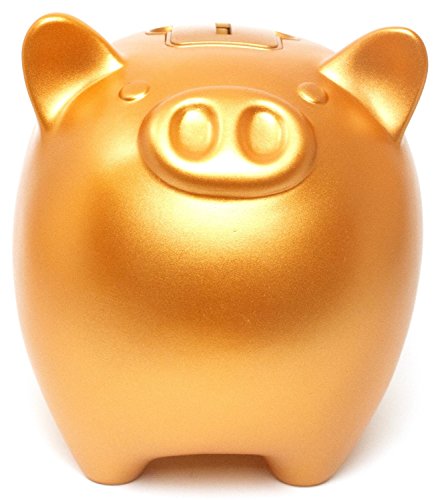Dreams Coink! Gold Piggy Bank with Savings Sound Effects W121 Ã— H132 Ã— D146 / mm