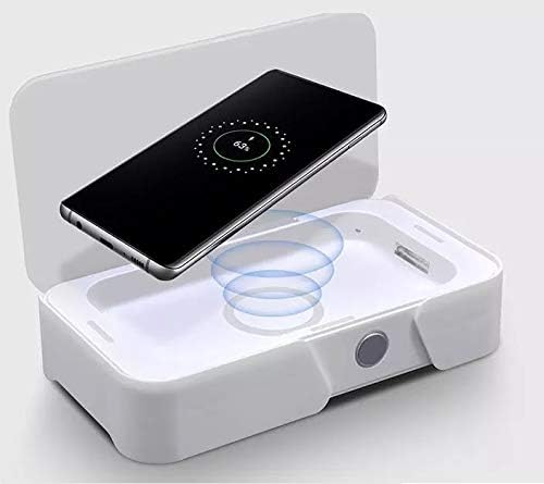 AVANTGEARZ Multi Function Smart Phone Sanitizer, Wireless Charging Charger Station, Multi-use Smartphone UV Sterilizer for iOS Android Mobile Phone, mask, Others
