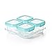 OXO Tot Baby Blocks Food Storage Containers, Aqua, 4 oz
