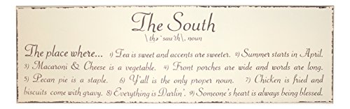 The South Sign, by Magnolia Lane 26" X 8"