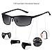 Bertha 2019 New Fashion Driving Polarized Sunglasses for Men Unbreakable-aluminum Frame 3230 Black Frame with Grey Lenses