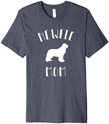 Mens Newfie Mom T-Shirt - Newfie Shirt 2XL Heather Blue