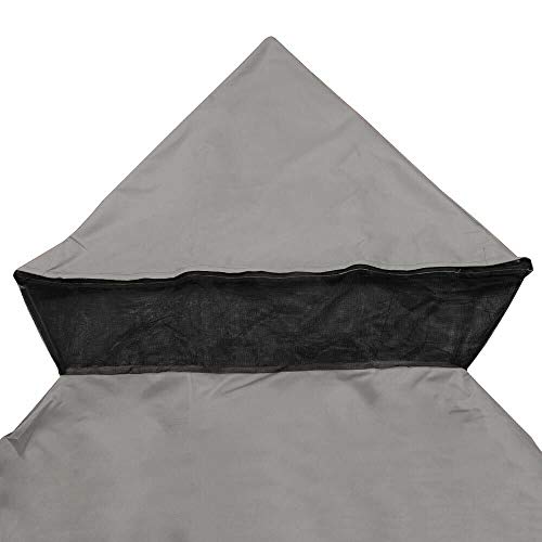 AyaMastro Gray 120.13" 2Tier Patio Gazebo Canopy Tent Replacement with Ebook