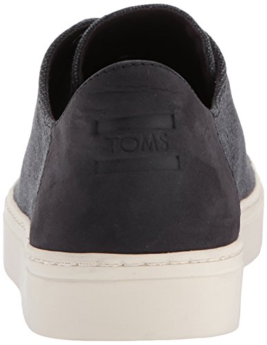 Men\'s Shoes TOMS Men\'s Lenox Black Washed Canvas/Leather Oxford size 10 TOMS Men main image 3