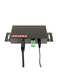 GearMo Metal Industrial de 4 puertos USB 3.0 Hub w 15 protección ESD y soportes de montaje