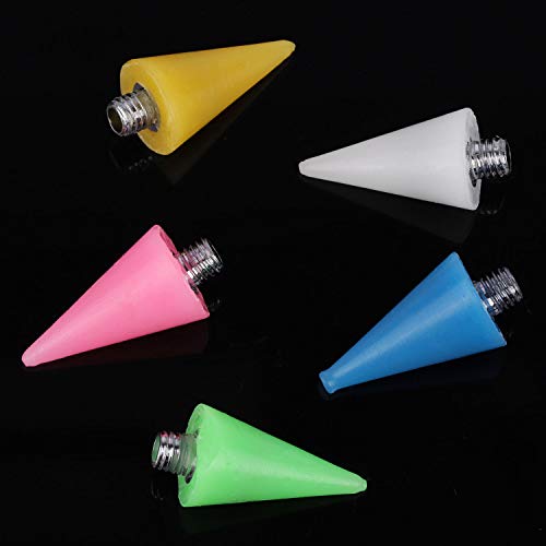 5Pcs Nail Rhinestones Picker' s Wax Replacement Head for Dual Ended Wax Nail Rhinestones Picker Replacement Wax Head Accessories - Thumbnail 2
