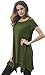 Songbai Womens Swing Tunic Tops Loose Fit Comfy Flattering T Shirt