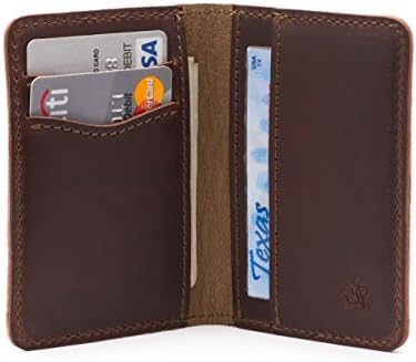 Saddleback Leather Co. Thin Full Grain Leather Slim Bifold Wallet for Men RFID Shielded Includes 100 Year Warranty