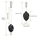 Retractable Plant Pulley Adjustable Hanging Flower Basket Hook Hanger for Garden Planters Flower Baskets Pots and Birds Feeder Hanging Basket Plant Grow Light Indoor Outdoor Decoration – 2 Packthumb 1