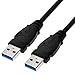 Mediabridge USB 3.0 - USB Cable (8 Feet) - SuperSpeed A Male to A Male