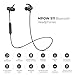 Mpow Bluetooth Headphones Sports, Bluetooth 5.0 aptX Wireless Earbuds In-Ear Earphones Bass Stereo IPX7 Wireless Headphones 9H Playtime, Magnetic Running Headphones, CVC 6.0 Noise Reduction Mic, Black