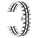TRUMiRR Band for Samsung Galaxy Watch 46mm / Watch3 45mm / Gear S3, 22mm Solid Stainless Steel Watchband Butterfly Buckle Strap for Garmin Vivoactive 4 45mm / Fossil Men's Gen 5 Carlyle