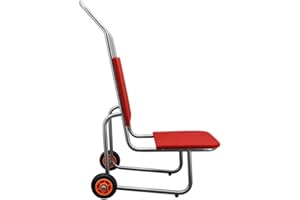Chair Dolly for Stackable Chairs, Banquet Chair Cart with 2 Wheels, Stacked Chair Cart Holds 13 Chairs, Chair Dolly for Weddi