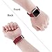 Wepro Bands Replacement Compatible with Fitbit Versa SmartWatch, Sports Watch Band Strap Wristband for Women Men Kids, Large, Wine Red