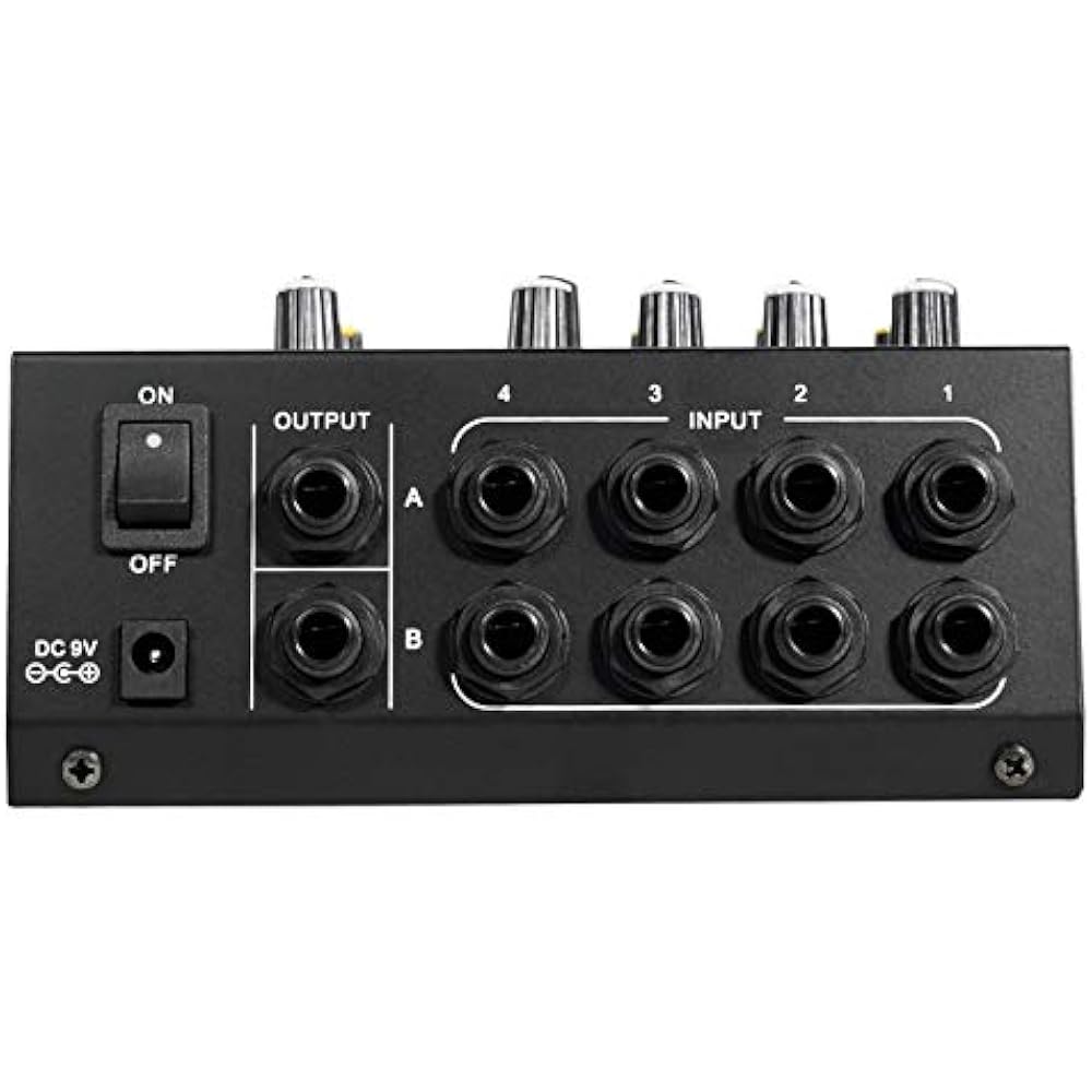 LINE8 Mixers Channel Line/Mic Mixer/Stereo/Mono/Battery Operated Or