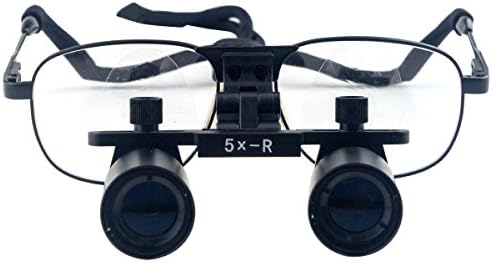 Dental Surgical Loupes Medical Binocular Optical Magnifying Loupes 360 - 460 Working Distance (5.0x Magnification)