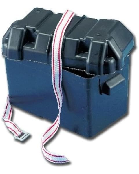 Caja para batería con tapa y correa de sujeción: Amazon.es: Bricolaje y herramientas