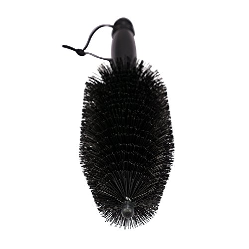 Jscarlife Car Wheel Brush Tire Rim Brush Truck Wash Cleaning Tool 1 Pack Black