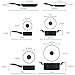 hOmeLabs 15 Piece Nonstick Cookware Set - Multi Quart Aluminum Kitchen Pots and Pans Set with Nonstick BPA Free Nylon Cooking Utensils - Oven Safe Basics Non Stick Sauce Pot and Fry Pan Set - Black