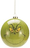 Dr. Seuss Grinch Big Face Led Ball Ornament