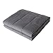 CuteKing Cooling Weighted Blanket 60x80 Inches for Queen or Full Size Bed, 15lbs for Individual Between 90-150lbs, 100% Oeko-Tex Certified Cotton with Glass Beads for Adult, Dark Grey Brand