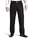 Lee Men's Big-Tall Stain Resistant Relaxed Fit Pleated Pant, Black, 48W x 30L