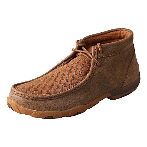 Twisted X Women's Chukka Driving Moc, Moc Toe, Bomber & Checkered Vamp, 6.5 M Image
