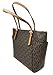 Michael Kors Jet Set Item Large East West Signature Top Zip PVC Tote (Brown/Acorn)