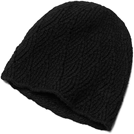 優雅な カシミアハット ハンド織波状ハット 快適 通気性と暖かいカシミアハット メンズ レディースカジュアル緑黒秋と冬の帽子