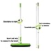 GLOYY Long Handle Push Broom with Soft Rubber Bristles Squeegee Edge 60 inches Use for Pet Cat Dog Hair Perfect for Cleaning Hardwood Vinyl Carpet