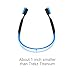 Aftershokz Titanium Mini Bone Conduction Wireless Bluetooth Headphones (Mini, Ocean Blue)