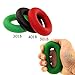 Hotrose US 3 PCS Set Hand Gripper Grip Silicone Ring Resistance Strength Trainer Exerciser