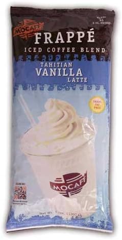 Mocafe Tahitian Vanilla Frappe, 3 Pound Bag -- 4 per case.