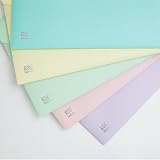 Oxford A4 Plastic Document Popper Wallets Assorted Pastel Pack of 5 view 2