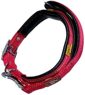The Original Magnetic Collead Its a Collar and a Lead Red Black (Red, Medium 14''-18'')