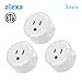LITEdge Smart Plug, Compatible with Alexa, Wi-Fi Accessible Power Outlet, No Hub Needed, Control with App on Phone, Pack of 3