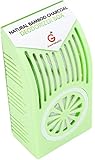 Buy More Save More Great Value SG Natural Bamboo Charcoal Deodorizer Box- BEST REFRIGERATOR ODOR & MOISTURE ABSORBER - Better than Baking Soda - Keep food fresh longer and air cleaner (Spring Green)