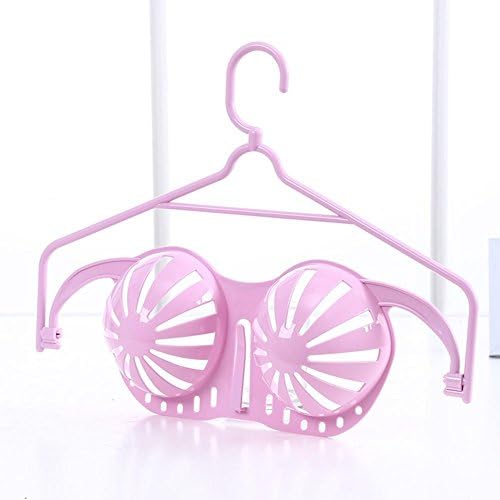 HFXDXR 5pce Anti-deformation Bra Drying Underwear Hanger Plastic Clothes Rack Hanger For Home Decorative Space-saving Racks Closet Organizer , purple