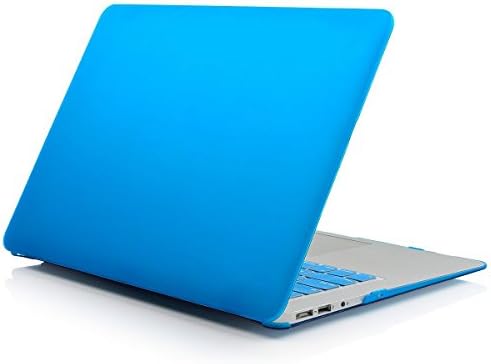 MacBook Air MacBook Air 13-inch Case, iXCC Smooth Finish Soft-Touch Plastic Hard Shell Case [2 in 1] with Keyboard Cover - Blue