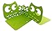 Winterworm One Pair Creative Cute Nonskid Owl Animal Art Bookends for Kids Girls Birthday Gifts (Green)