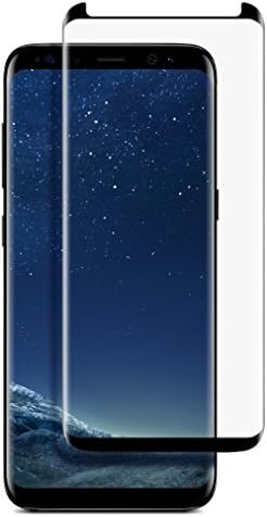For Galaxy S8 Plus Tempered GlassScreen Protector,Geelie Anti-scratches,9H Hardness,[Crystal Clear][Anti-Bubble] Screen Protector for Samsung Galaxy S8Plus Black